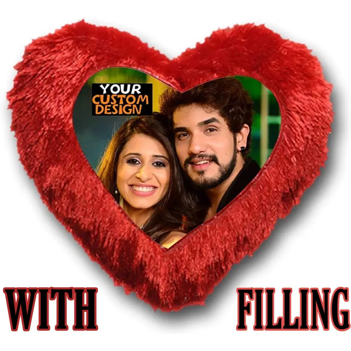 Heart Shaped Photo Pillow