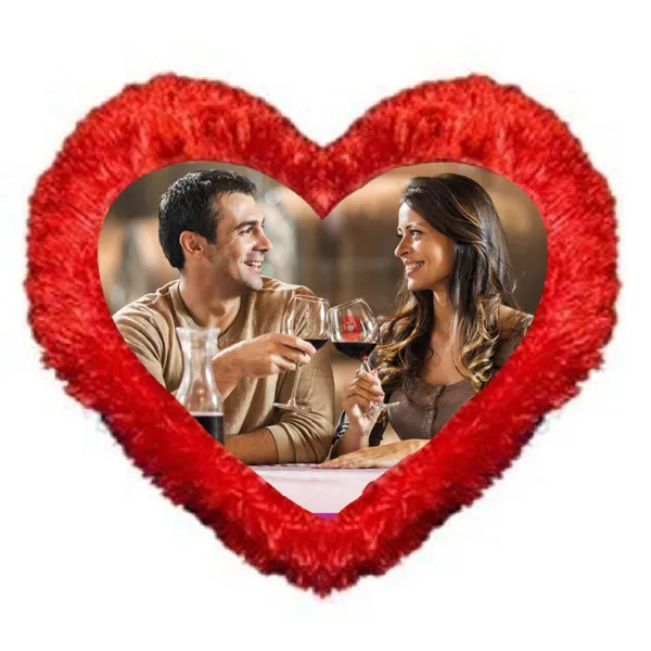 Heart Shaped Photo Pillow