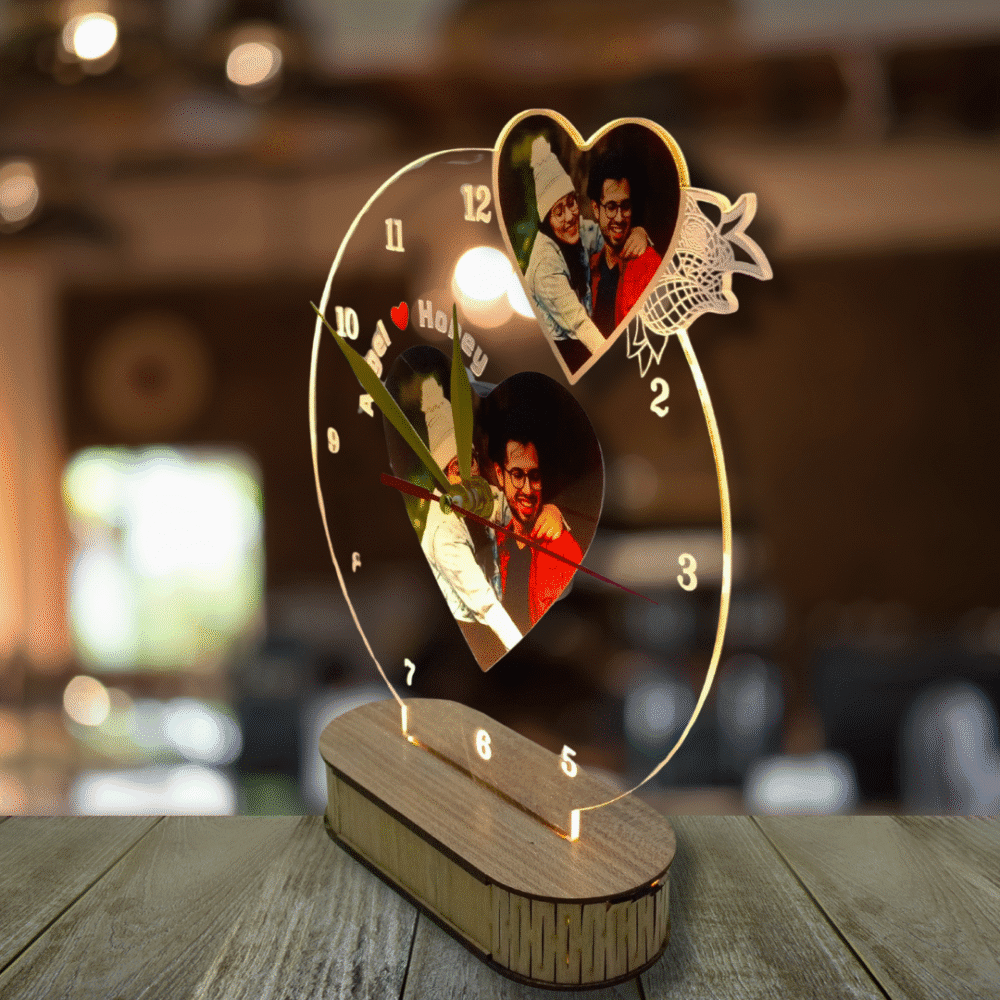 customized clock Lamp with pictures