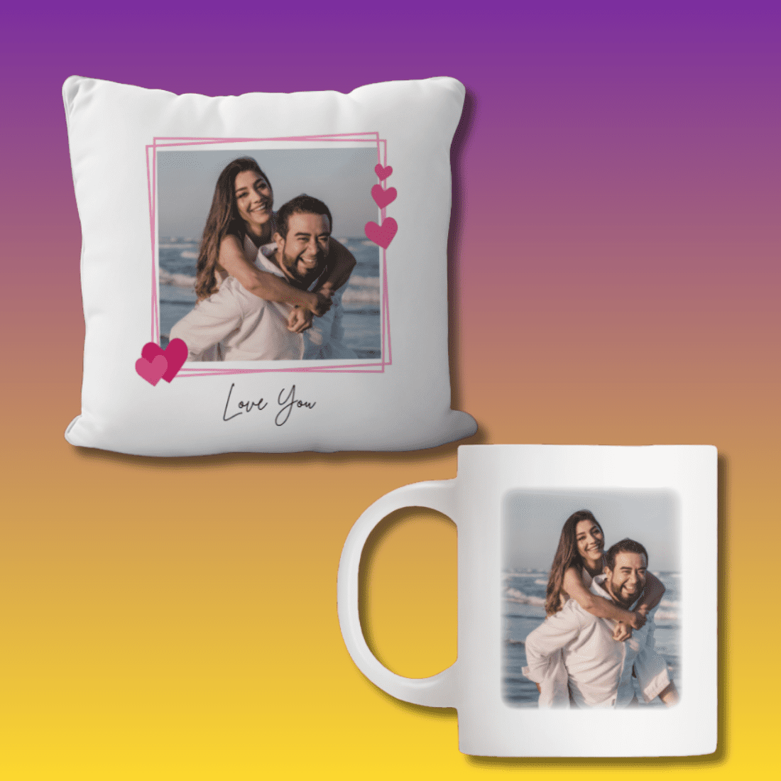 mug and pillow