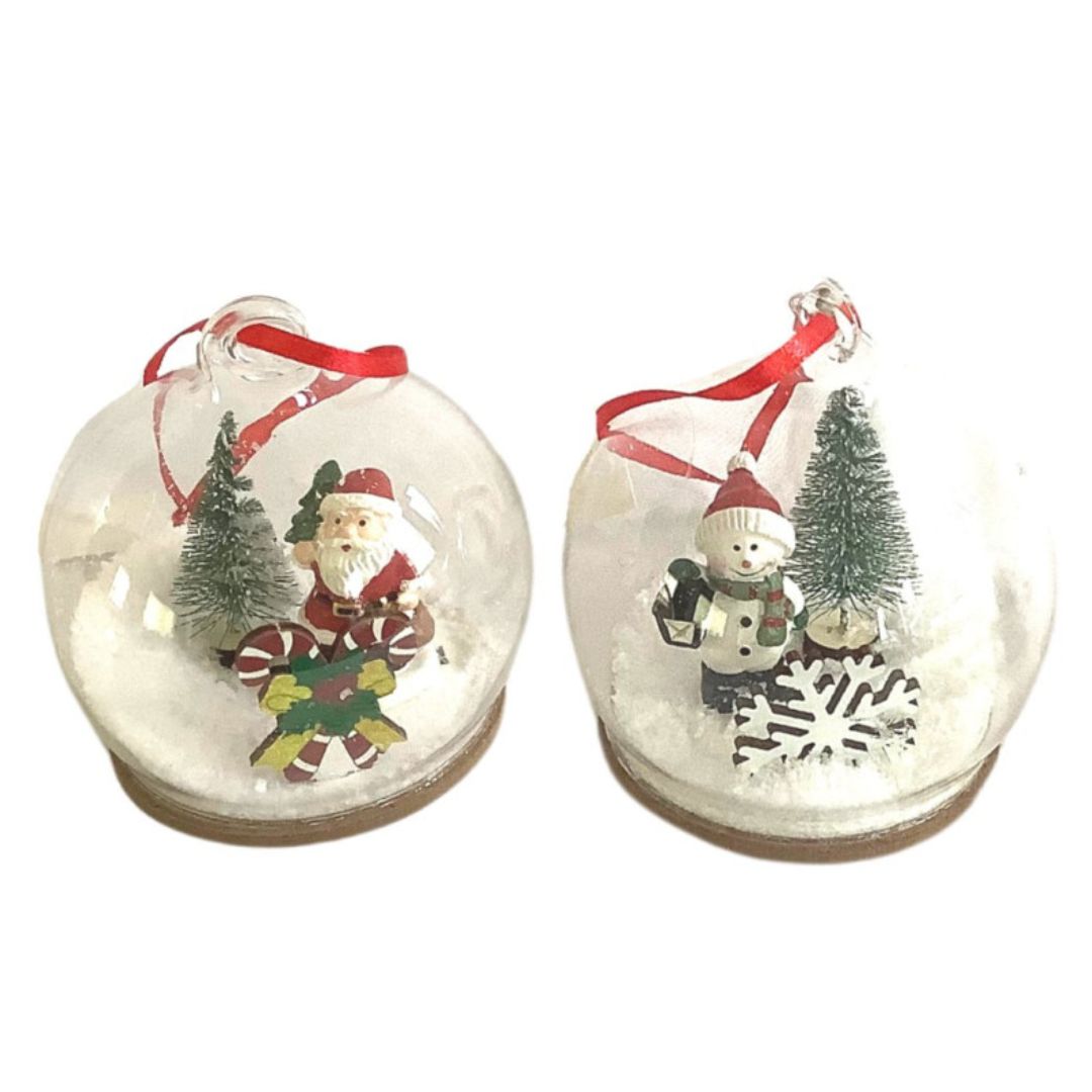Christmas glass dome