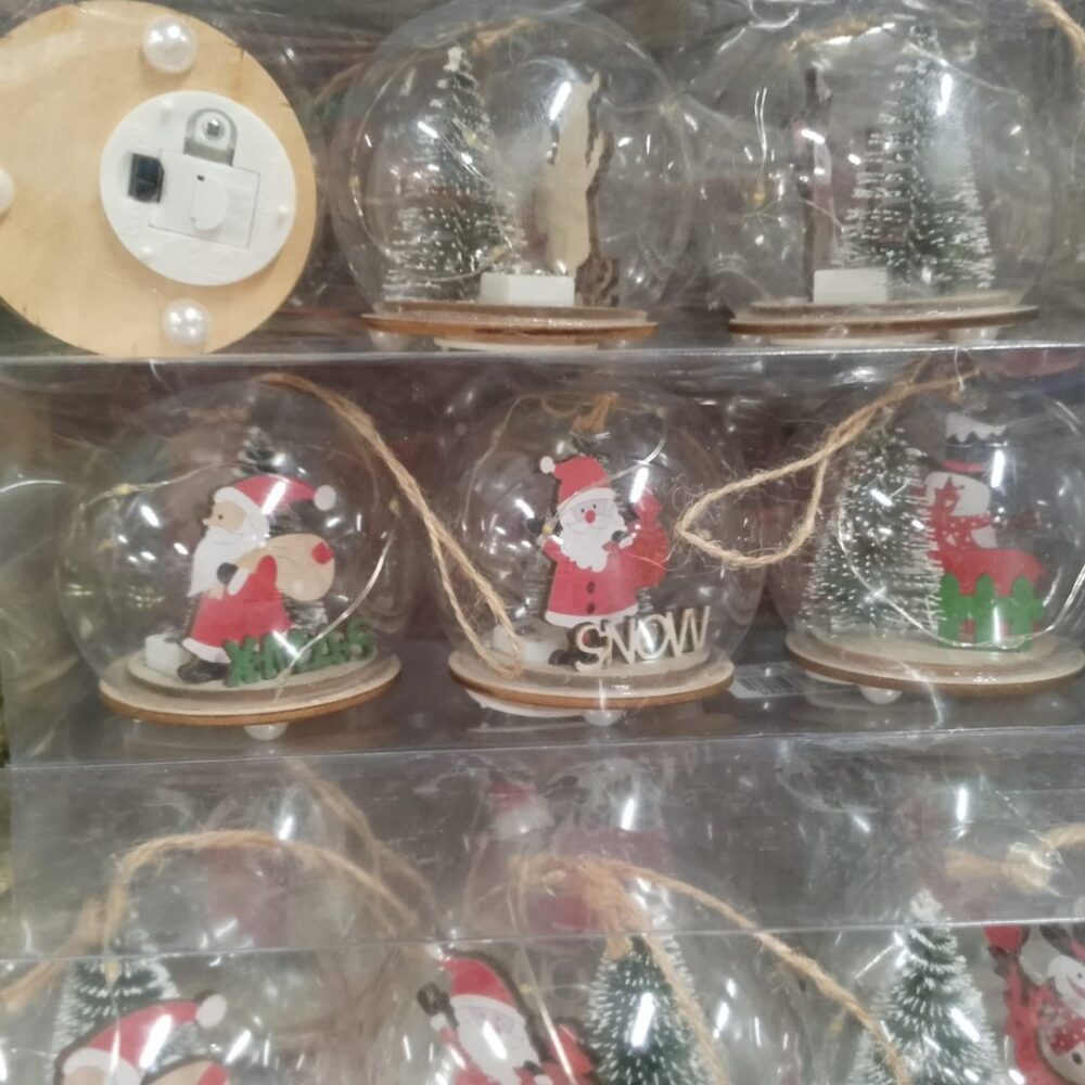 Christmas glass dome