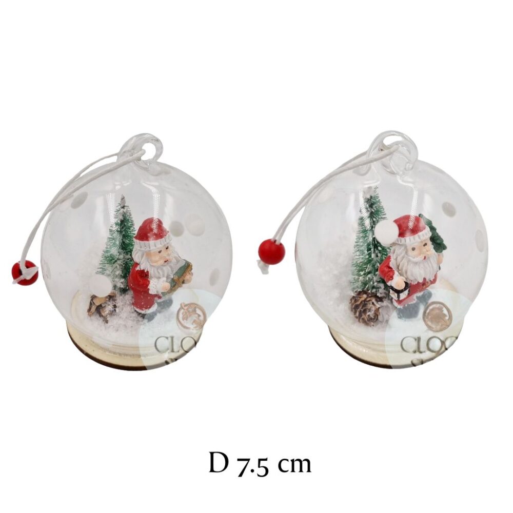 Christmas glass dome